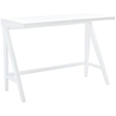 Ripley White Mahogany Writing Desk with Drawer
