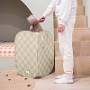 3 Sprouts Baby & Kids Recycled Fabric Pop-up Laundry Hamper - Checkerboard Beige - 3 of 4