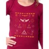 Harry Potter Gryffindor Sweater Sleep Tight Fit Family Pajama Set - 4 of 4