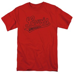 Men's Lewis University Official Distressed Primary T-Shirt - 1 of 4