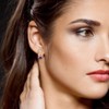 EVERLY JEWELRY |  Sterling Silver4 1/4 CT TGW Multi Color Created Sapphire Fashion Earrings - 4 of 4