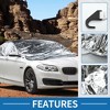 Unique Bargains Front Half Car Cover Aluminum Film - 3 of 4