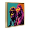 Stupell Industries Pop Style Gorilla Duo, 18" x 18" - 3 of 4