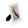 Decorative Scallop Edge Picture Frame for Home Decor - Elegant Photo Frame for Tabletop Accent, Mantel Display, or Living Room Decor - White - 4 of 4