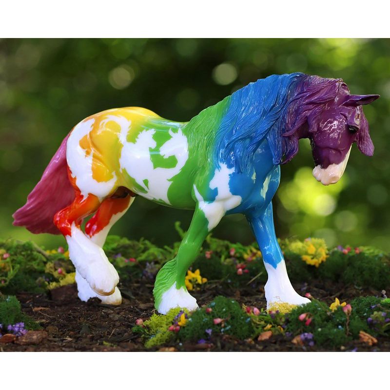 Breyer Animal Creations Breyer Traditional 1:9 Scale Model Horse | Equidae Rainbow Decorator, 3 of 4