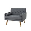 Mid-Century Modern Design Button tufted for living room-Christopher Knight Home - 2 of 4