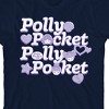 Polly Pocket, Polly Pocket Youth Girl Navy Blue Short Sleeve Tee - 2 of 3