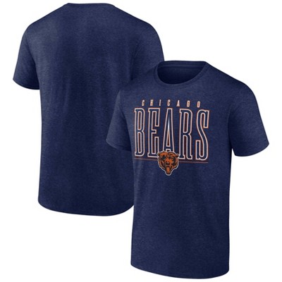 NFL Chicago Bears Men's Tallest Player Heather Short Sleeve Bi-Blend T-Shirt - S