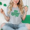 Simply Sage Market Women's Teacher Checkered Shamrock St. Patrick's Day Short Sleeve Graphic Tee - 2 of 3