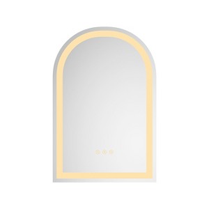 20*30 LED Lighted Bathroom Wall Mounted Mirror with High Lumen+Anti-Fog Separately Control+Dimmer Function - 1 of 1