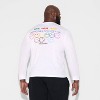 Pride Adult Smiley World 'Live Your Truth' Long Sleeve T-Shirt - White - 2 of 3
