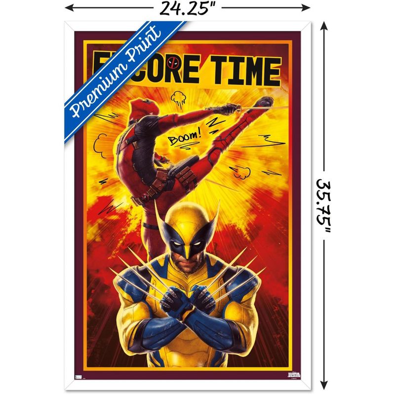 Trends International Marvel Deadpool & Wolverine - Encore Time Framed Wall Poster Prints, 3 of 7