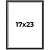 PosterPalooza | Flat Silver Picture Frame - UV Acrylic, Foam Board Backing, Hanging Hardware - 2 of 4
