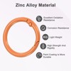 Unique Bargains Metal Spring O Rings Zinc Alloy Durable Multipurpose Lightweight Buckle - 2 of 4