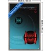 Trends International Star Wars: Moving At Lightspeed - TIE Fighter Framed Wall Poster Prints - 3 of 4