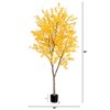 Nearly Natural 8-ft Autumn Maple Artificial Fall Tree - image 2 of 4