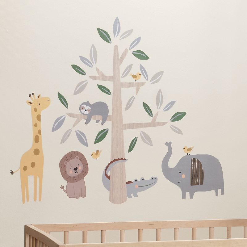 Lambs & Ivy Jungle Story Safari Elephant/Tree Nursery Wall Decals/Stickers, 3 of 5