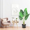 ODK Artificial Bird of Paradise Tree, Realistic Trunks, Low Maintenance Indoor and Outdoor Faux Plants, Perfect Fake Tree for Living Room Decor - 3 of 4