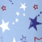 sky blue americana stars