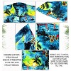 LA LEELA Men's Hawaiian Shirts Short Sleeve Button Down Shirt Mens Vacation Shirts Summer Beach Casual Tropical Shirts for Men Funny - 4 of 4