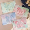 Unique Bargains Greeting Cards Butterfly Pattern for All Occasion 4 Pcs - 4 of 4