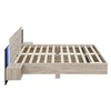 Whisen Queen Size Wooden Floating Platform Bed, with LED Lights - 3 of 4