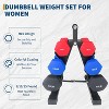 Orieon Neoprene Dumbbell Set for Women & Kids, 5/10/15 LB Light Weights with Storage Case, Hex Dumbbells Pairs. - 4 of 4