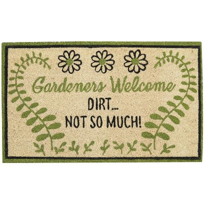 Park Designs Geranium Floral Gardener's Welcome Doormat