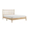 Full Size Wooden Platform Bed with Headboard for Bedroom - 3 of 4