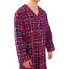 Alexander Del Rossa Men's Lightweight Flannel Sleep Shirt, Long Nightshirt Pajamas - 3 of 4