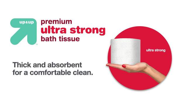 Premium Ultra Strong Toilet Paper - up & up™, 2 of 7, play video