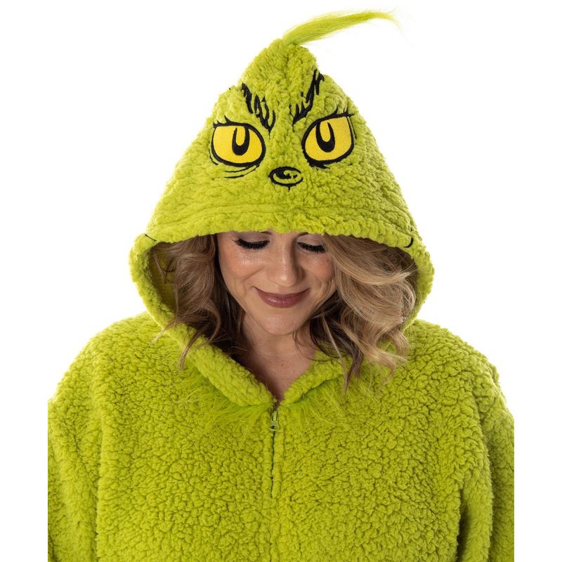 Dr. Seuss The Grinch Matching Family Costume Pajama Union Suit, 3 of 6