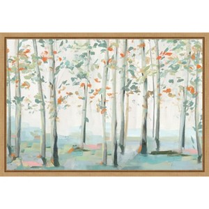 Amanti Art Emerald Forest III by Isabelle Z Canvas Wall Art Print Framed 23 x 16-in. - 1 of 4