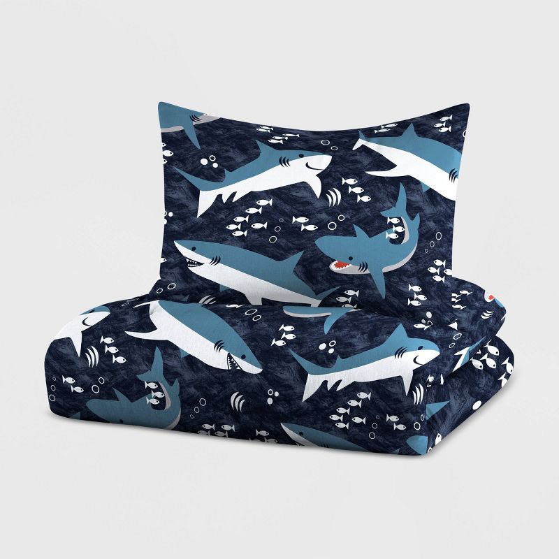Sharks Mini Comforter Set - Dream Factory, 4 of 8