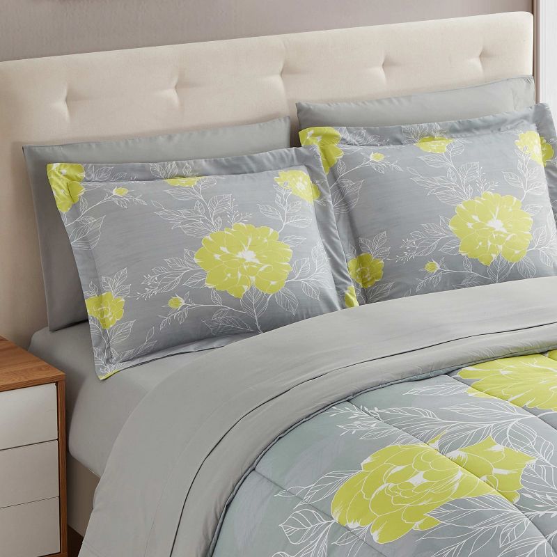 Bed-in-A-Bag Ultra Soft Printed Comforter and Sheet Set by Sweet Home Collection™, 3 of 7
