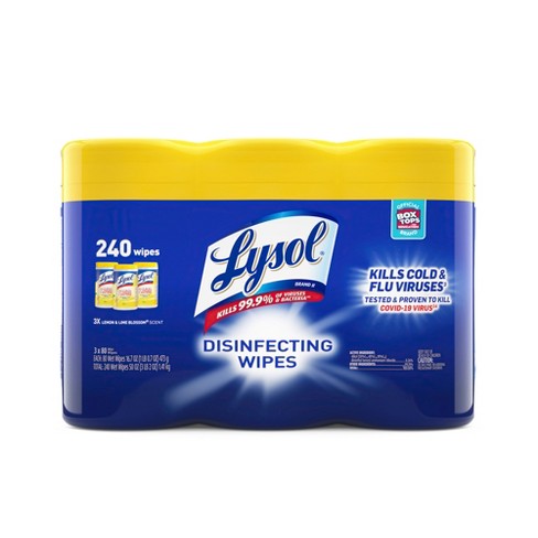 Lysol Disinfecting Wipes - Lemon & Lime - 3ct - image 1 of 4