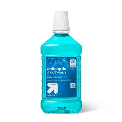 Antiseptic Mouthwash Blue Mint - 50.7 fl oz - up & up™