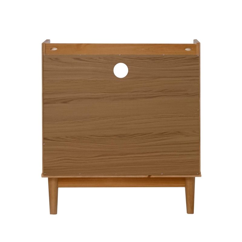 Mid-Century Modern Solid Wood 2 Drawer Storage Nightstand - Saracina Home, 6 of 21