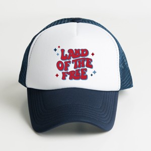 Simply Sage Market Land Of The Free Retro Foam Trucker Hat - 1 of 1