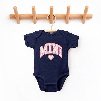 The Juniper Shop Mini Curved Floral Baby Bodysuit