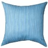 Color Splash Turquoise 18x18 Inch Climaweave Decorative Pillow by Manual Woodworkers and Weavers - 2 of 3