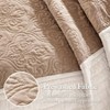 Reversible Quilt Set, All Season Breathable Coverlet, King/Cal King, Beige Multi 7 Piece - 3 of 4