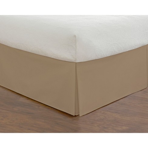 Tan bed skirt outlet king