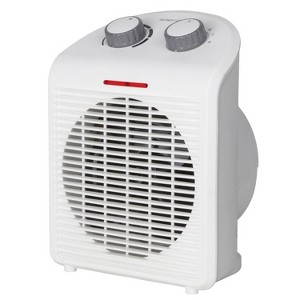 Comfort Glow® EFH1518 1,500-Watt-Max Portable Electric Fan Heater with Thermostat, White - 1 of 4