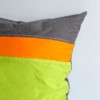 Slickblue Knitted Fabric Decorative Pillow Cushion - Stylish Patchwork Floor Pillow, 19.7x19.7 inches, 4 Color Options - 2 of 4
