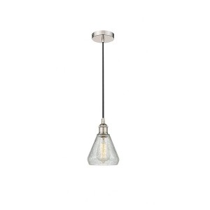 Conesus - 1 Light Cord Hung Mini Pendant In Industrial Style-10.75 Inches Tall and 6 Inches Wide - 1 of 1