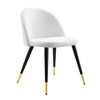 Modway Cordial Performance Velvet Dining Chairs - Set of 2 - 2 of 4