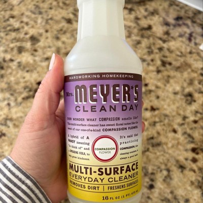 Mrs. Meyer's Clean Day Compassion Flower Multi-surface Spray - 16 Fl Oz ...