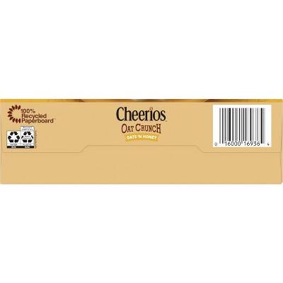 General Mills Family Size Cheerios Oat Crunch Oats Honey Cereal - 24oz