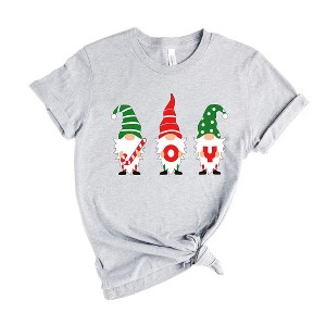 Simply Sage Market Women's Joy Gnomes Short Sleeve Graphic Tee - 1 of 4